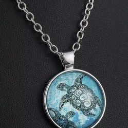 New Turtle Cabachon Necklace Approx 20".  Other Items Sold Separately SHIPPING AVAILABLE 