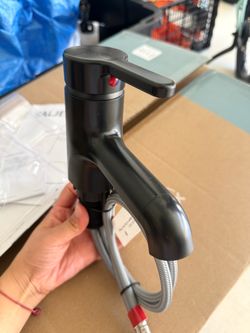 IKEA SALJEN Black Bathroom Faucet – Brand New
