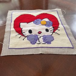 Hello Kitty Handmade Embroidery