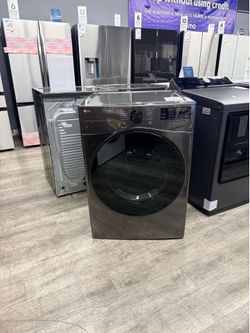 🔥LG-7.4 cu. ft. Ultra Large Capacity Smart Front Load ENERGY STAR Gas Dryer with Sensor Dry & Steam Technology🔥