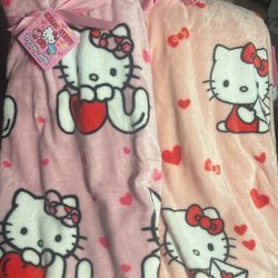 Hello Kitty Valentines Blankets 