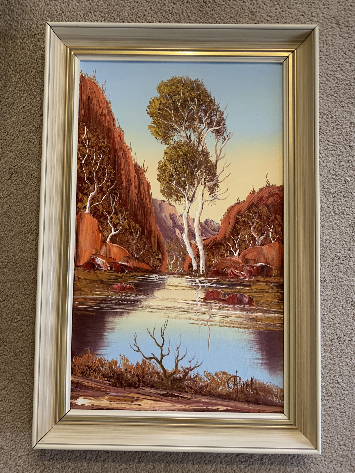 Central Australian Landscape by HENK GUTH