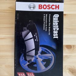 BOSCH Disc Brake Pad Set Quietcast FRONT Left Right Pads BP1107 VW AUDI Golf GTI