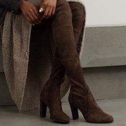 Stuart Weitzman Brown Suede Boots