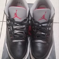 Jordan 3 Black Cement Size 10