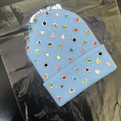 “Blue Candy Riot” Beanie