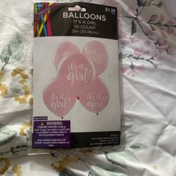 Its A Girl Balloons