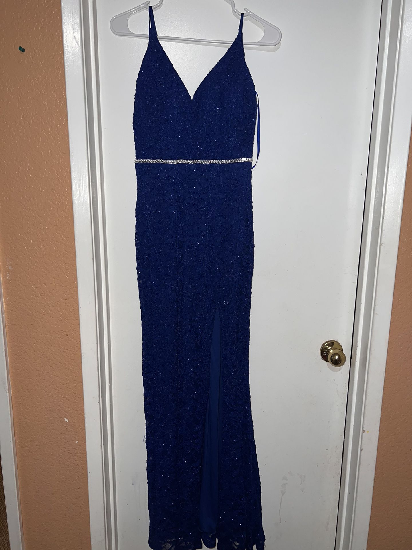 Prom/formal Dress In Royal Blue M/L
