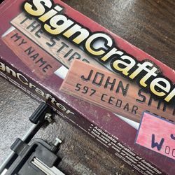 Double Deal! New In Box Sign Crafter Kit 