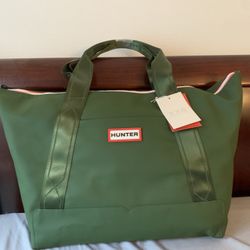 Large Hunter Green Color Purse Bag