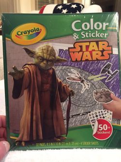 Star Wars sticker and coloring book