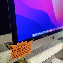 Apple iMac 5K Retina 2015 27" Intel Quad-Core , 16GB Ram, 1.02 TB Fusion Drive, AMD Radeon R9 M390 2GB Graphics, mocOS Monterey, Apple Wirele