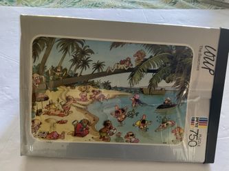 The Coup 750 Piece Jigsaw puzzle “ The Beachies". 