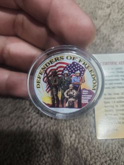 American Coin Treasures Defenders of Freedom Eisenhower Dollar