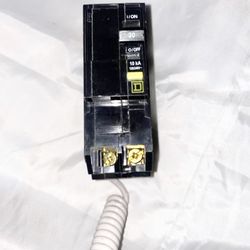 Square D - QO230GFICP QO Circuit Breaker, 30-Amp, 120/240V, 2-Pole, GFCI, Plug-in Mount