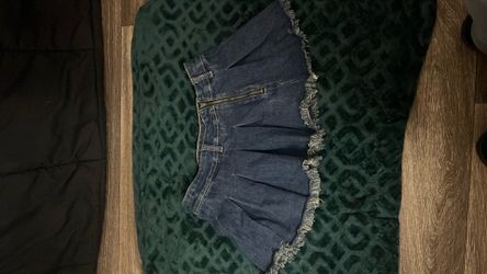 Cute Ripped Mini Skirt 