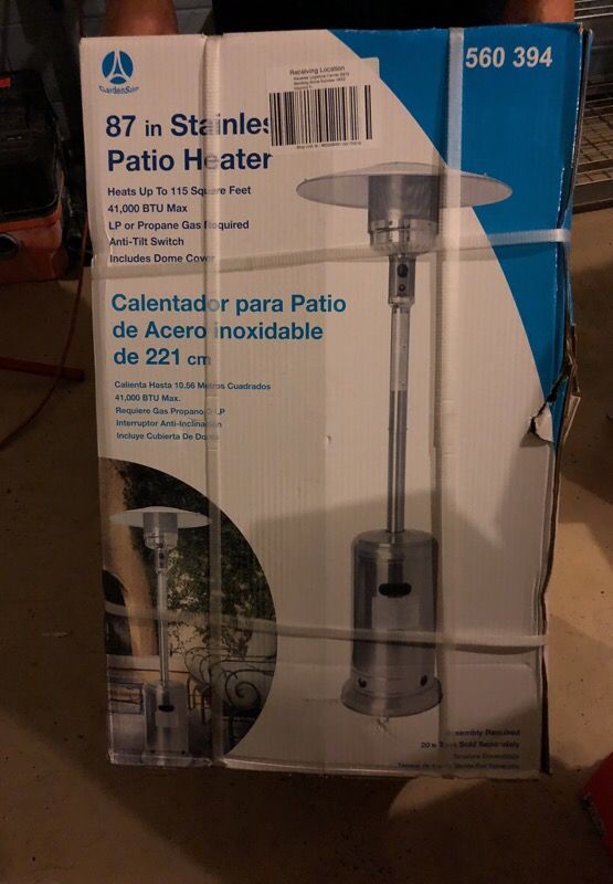87 IN STAINLESS PATIO HEATER