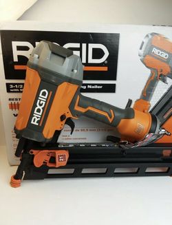 RIDGID R350RHF 21°Degree 3-1/2" Inch Round-Head Framing Nailer Gun