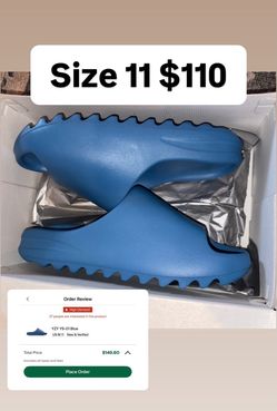 Yeezy slide blue ys-01 size 11 men