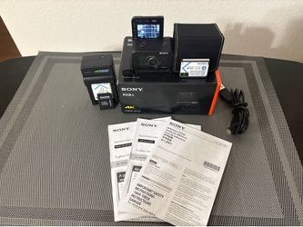 Used Sony RX0ii waterproof camera kit ready  to shoot