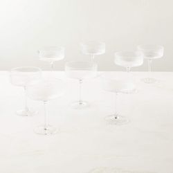 CB2 Eve Coupe Glasses Set Of 8