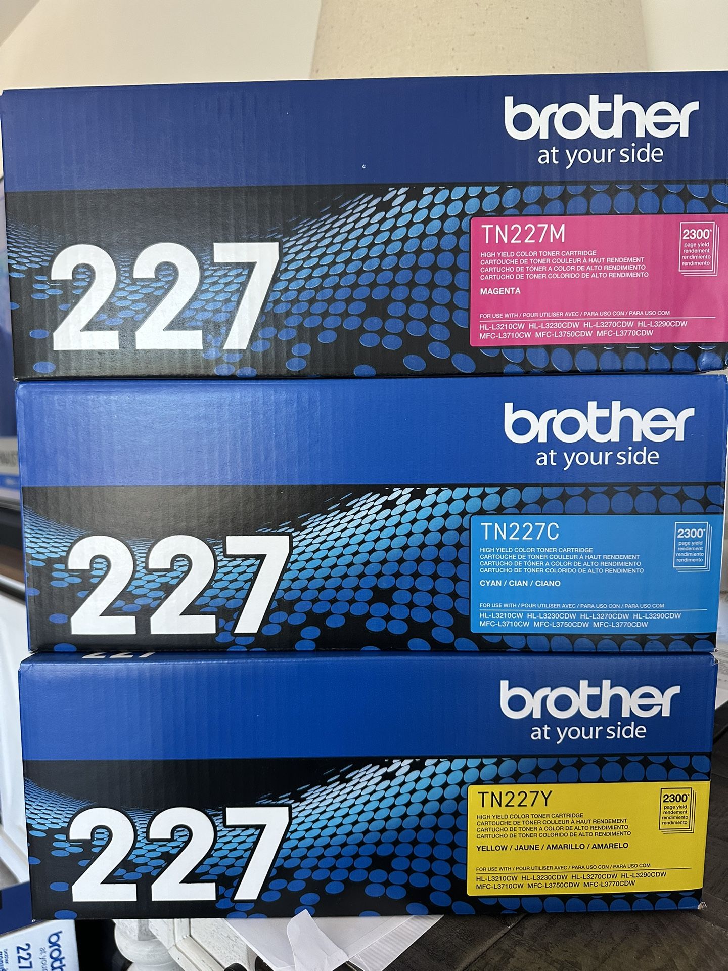 4 Pack Brother 227 Printer Cartridges