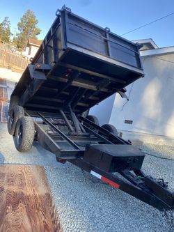 Dump Trailer Scissor Lift 10ft Long 