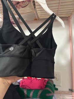 Lululemon Black Strappy Sports Bra
