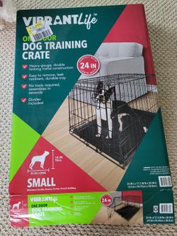 Easy Folding Dog Training Crate 