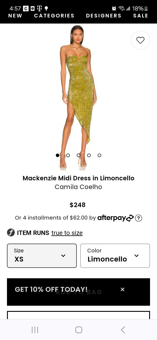 Mackenzie Midi Dress in Limoncello

Camila Coelho

