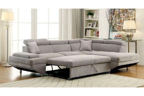Brand New Light Grey Sectional Sofa Sleeper