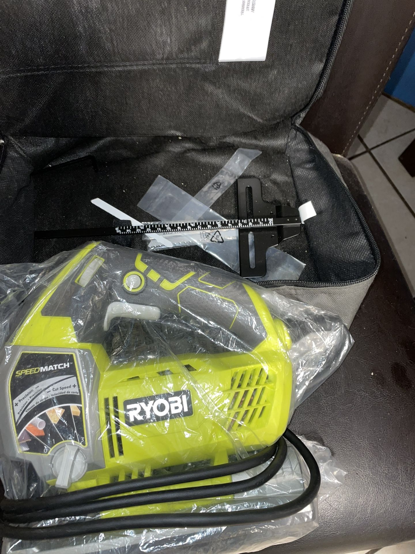 RYOBI 6.1 Amp Corded Variable Speed Orbital Jig Saw with SPEEDMATCH Technology