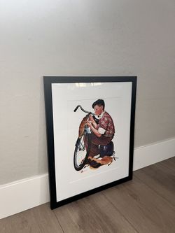 22x18 “Decorating His Bike," Saturday Evening Post Cover, March 20, 1937