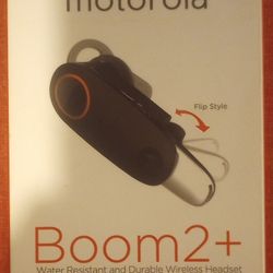 Motorola Boom 2+ Water Resistant Wireless Headset 
