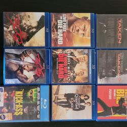 Action Movie Blu Ray Originals And Sequels 