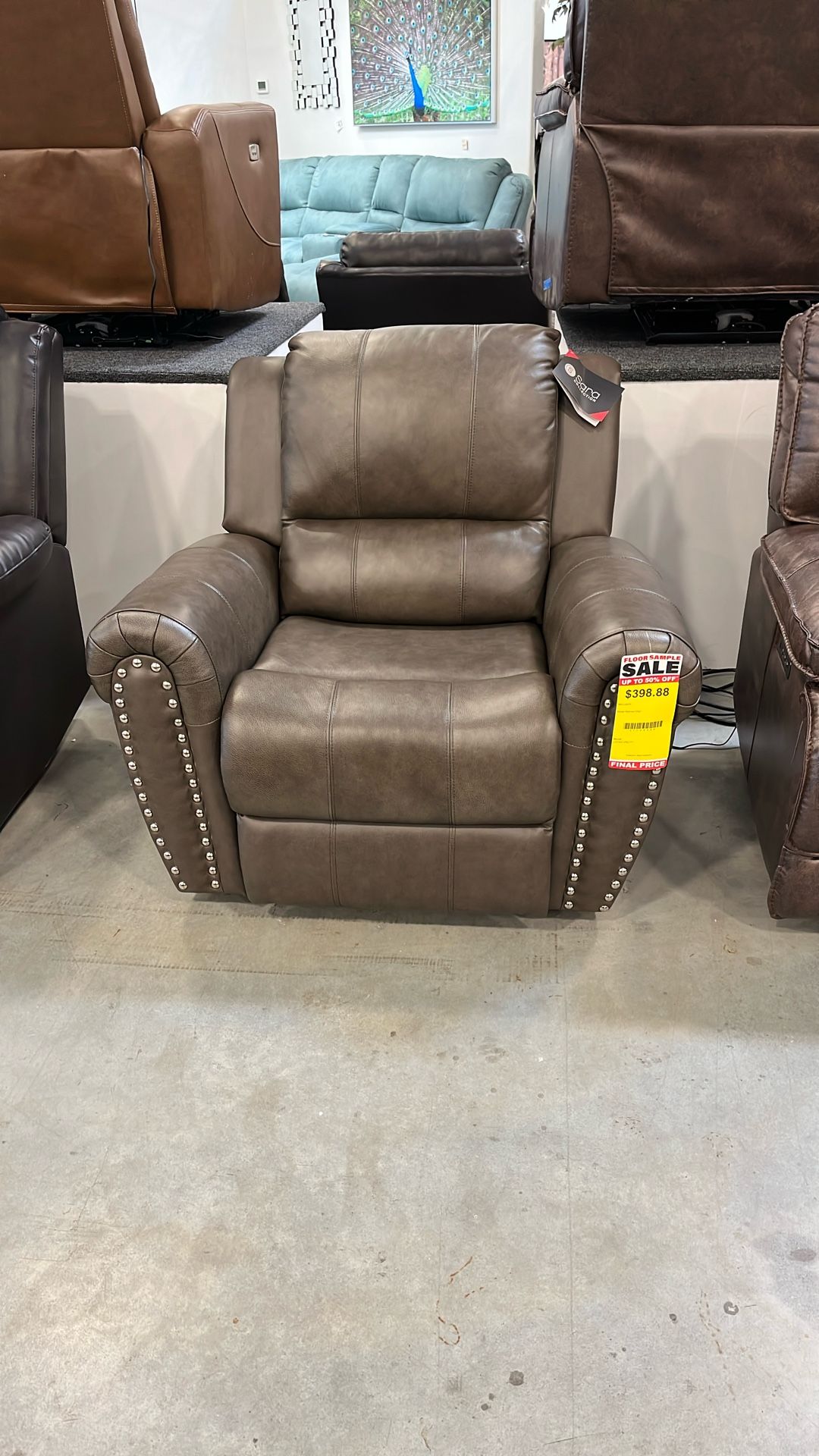 Leather Power Recliner