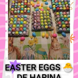 EASTER EGGS DE HARINA $6 TANB TENGO DE CONFETTI X AIROPUERTO