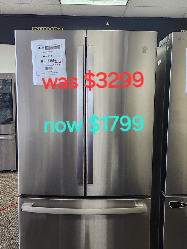 27. cu. ft. smart counter depth max french door refrigerator with internal water Dispenser in printp