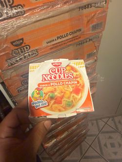 Cup noodles pollo chapin