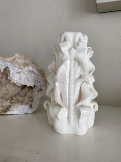 Hand Carved Candle