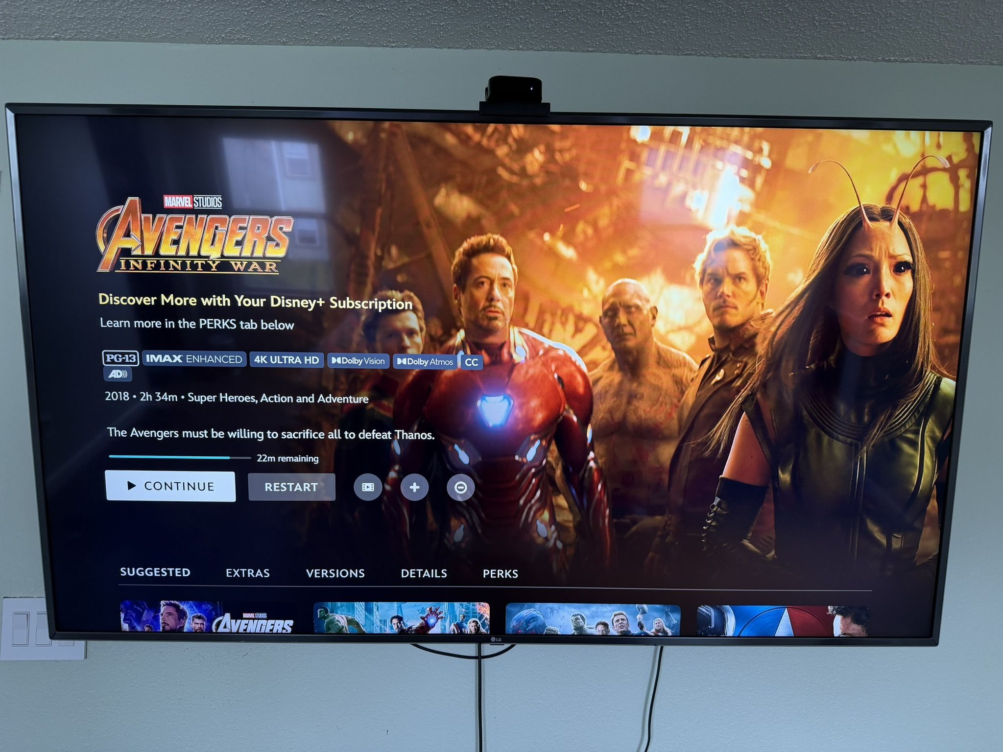 75 inch Smart TV (LG)