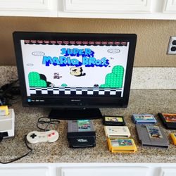 HDMI Original Nintendo NES Top Loader System with a Ton of Games (Both NTSC & JPN)
