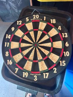 Double sided dartboard