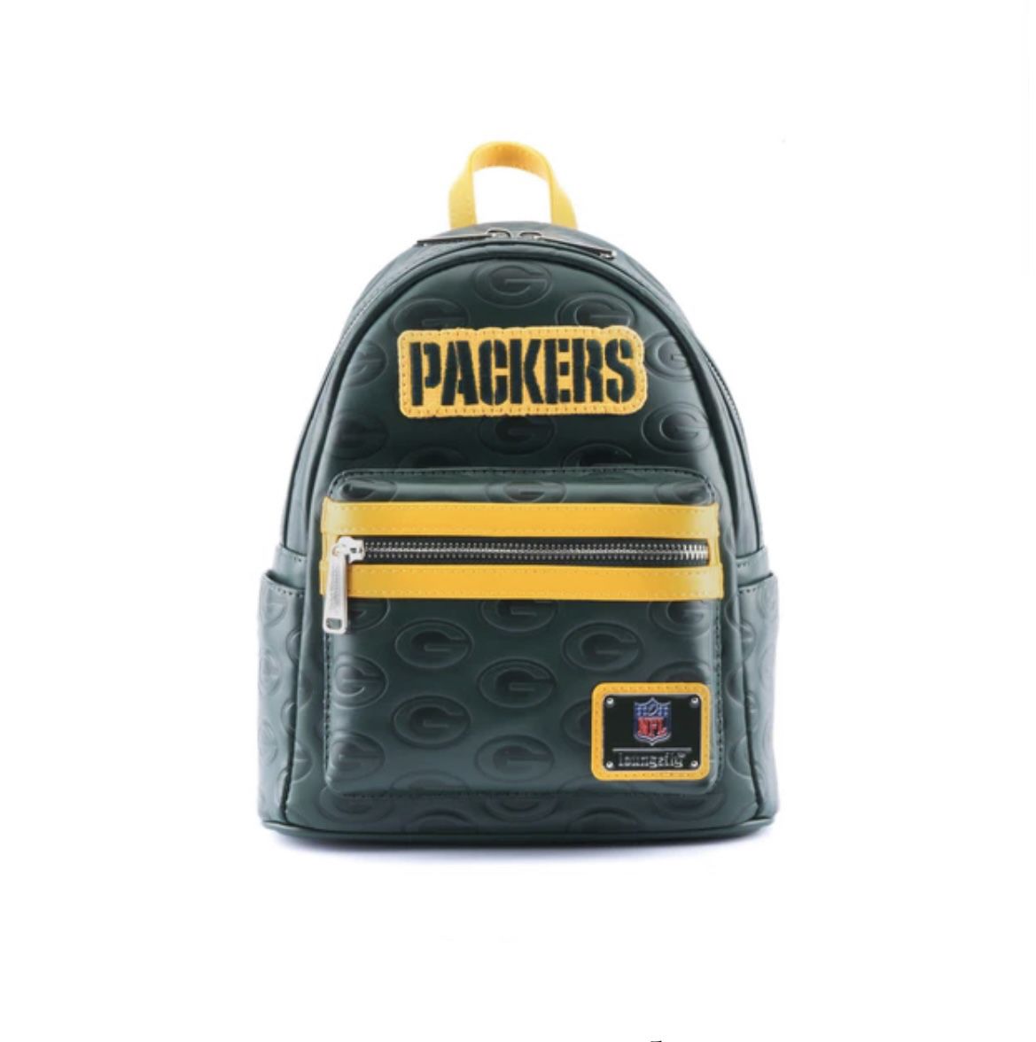NWT Loungefly NFL Green Bay Packers Logo Mini Backpack