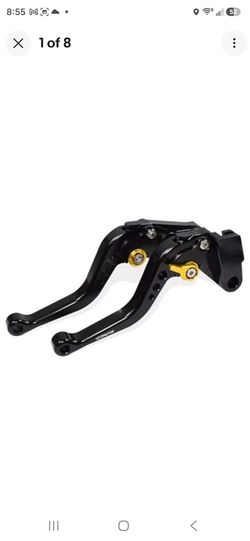 Short Brake Clutch Lever Set Compatible with Royal Enfield Himalayan 450 Gold