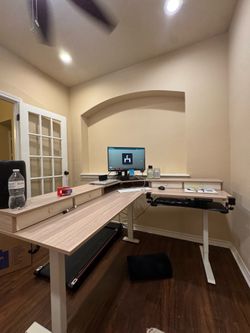 L-Shaped Standing Desk