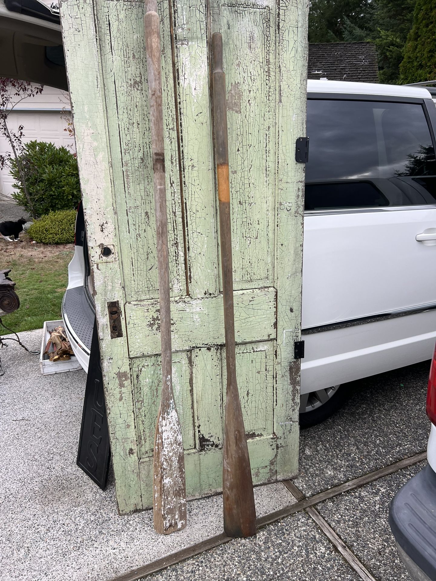 Vintage Boat Oars