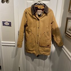Ladies Size Small Woolrich Wool Lined Rugged Outdoorwear Field Coat