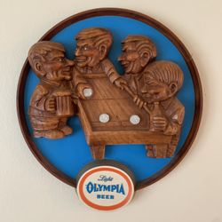1960s Olympia Beer Wall Hanging