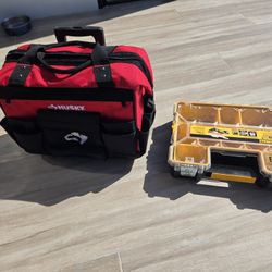 Husky tool chest and large Husky rolling case, brand new.